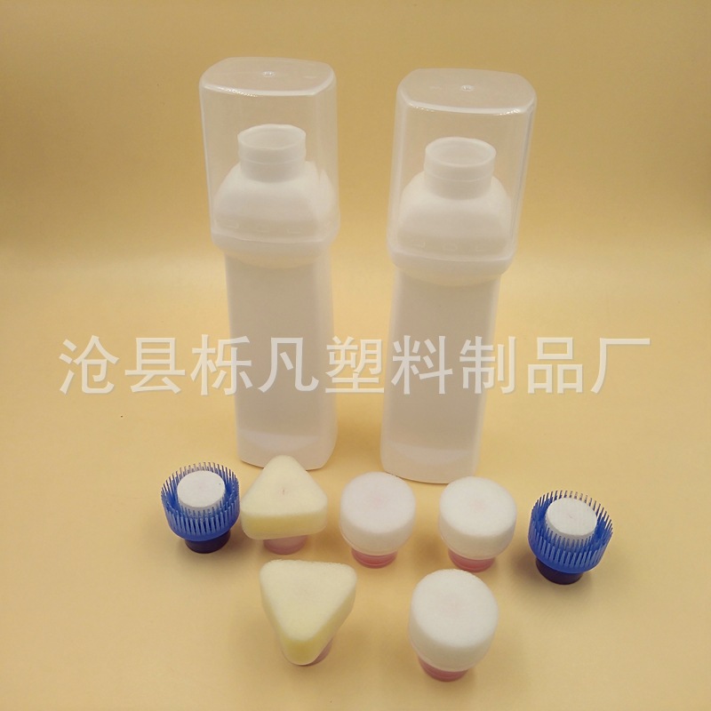 批发鞋油塑料瓶 100毫升鞋油包装瓶加工 各种擦头可选择
