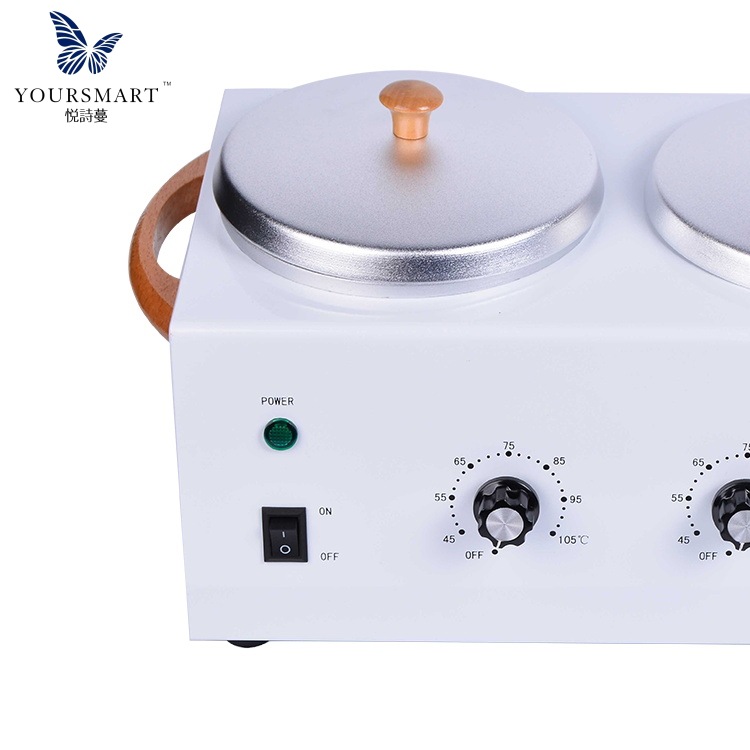新款男女蜡豆罐蜡脱毛蜡疗机 双锅热融蜡机Depilatory Heater