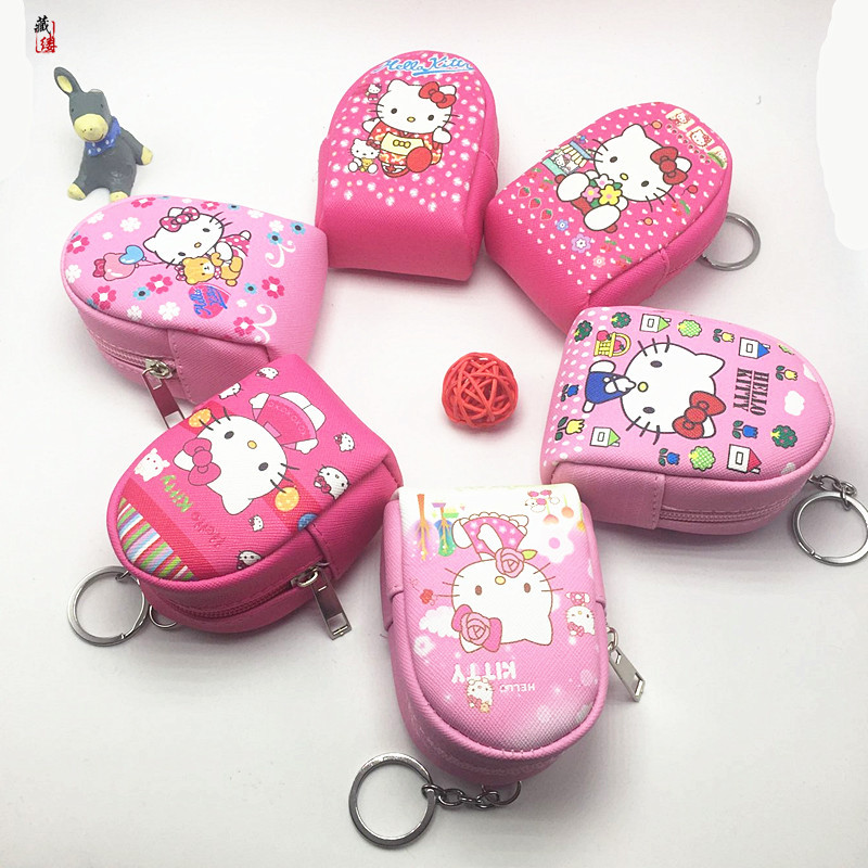 Korean version of the new KT coin purse lady Cartoon Mini Small change Key buckle Small bag Manufactor Direct selling
