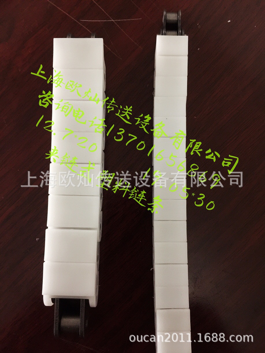 夹链式塑料链条   卡板式输送链条 强拉力塑料链条   08A塑料链条