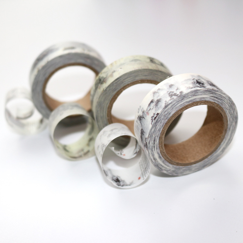 厂家彩色手撕胶带 卡通 印花和纸胶带 diy装饰 纸质手帐胶带定制