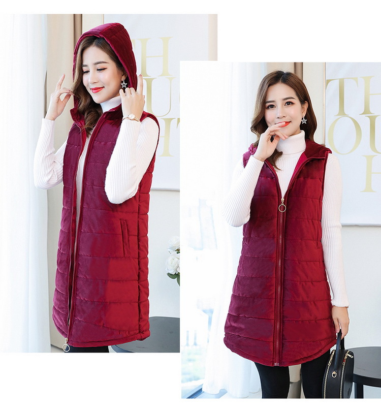 Gilet femme en Peau de pêche - Ref 3317833 Image 18