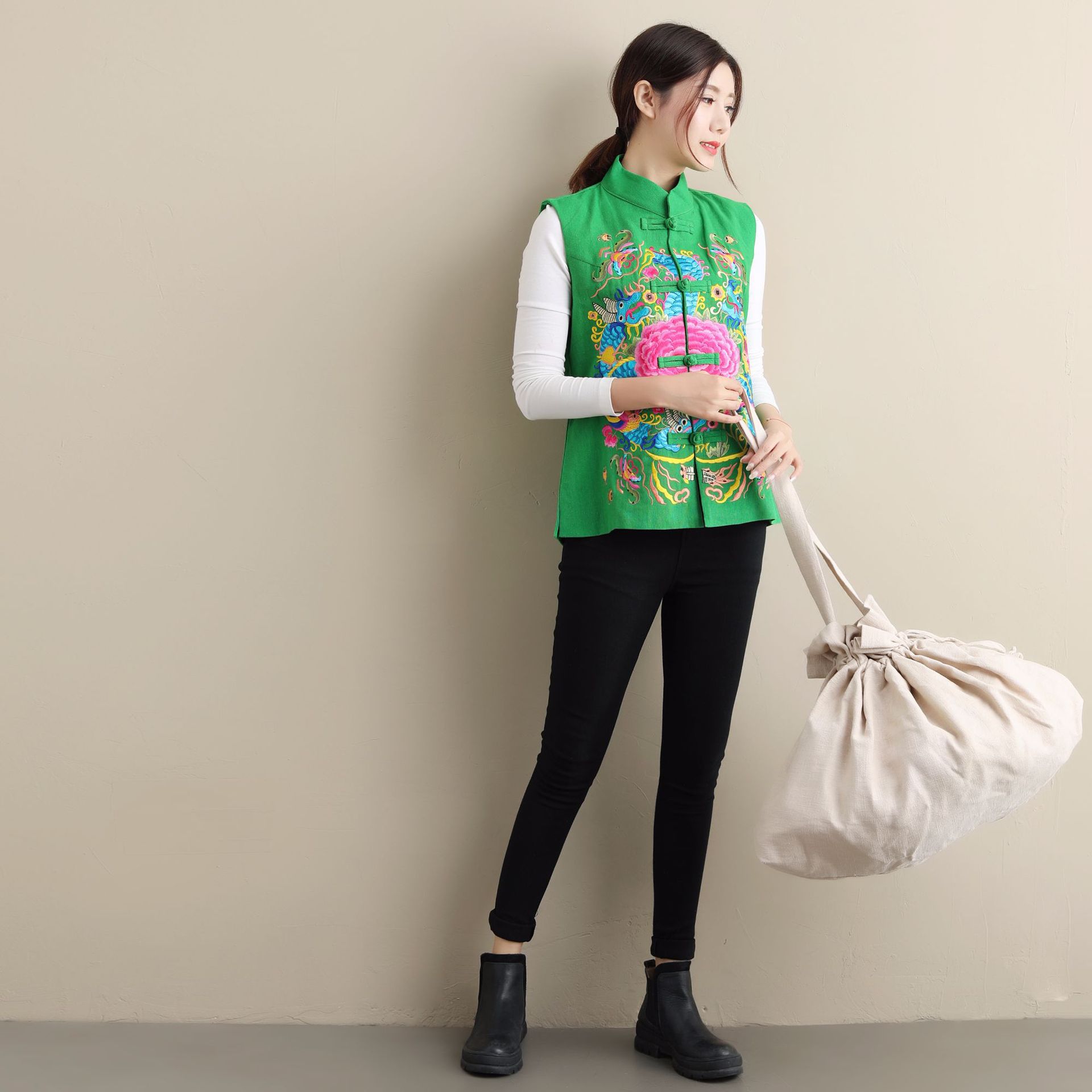 Gilet femme en Chanvre - Ref 3317941 Image 1