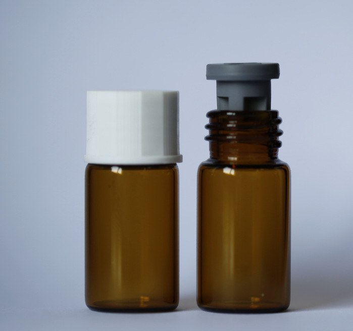 3ml螺口冻干玻璃瓶，西林瓶，棕色玻璃瓶