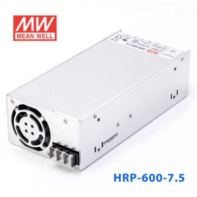 台湾明纬电源HRP-600-7.5 600W 7.5V 80A高效低损耗PFC开关电源