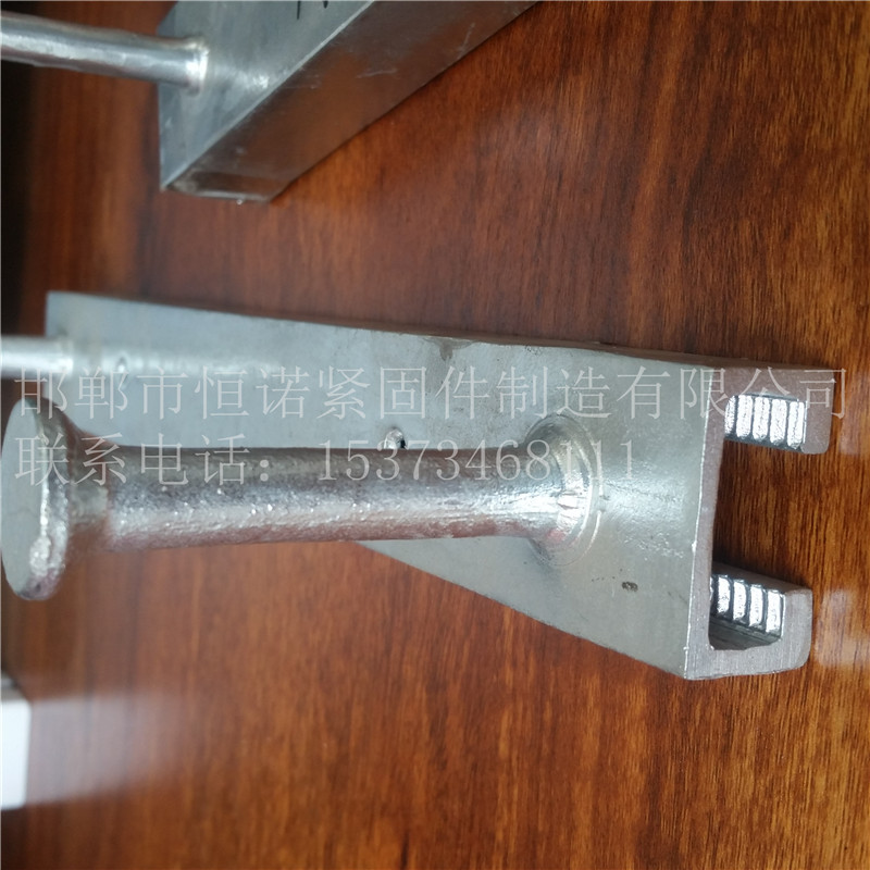 邯郸恒诺40*22哈芬槽 热镀锌槽式预埋件 带齿预埋槽道厂家制造