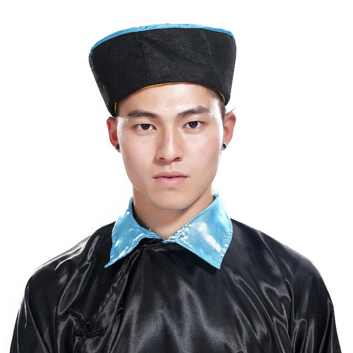 Cosplay Halloween Adult Male Ghost Clothes King of Hell Black and White Impermanence Qing Dynasty Zombie Costume Horror Ghost Clothes Set