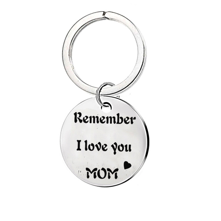 Father's Day Mother's Day Stainless Steel Keychain Wholesale display picture 2