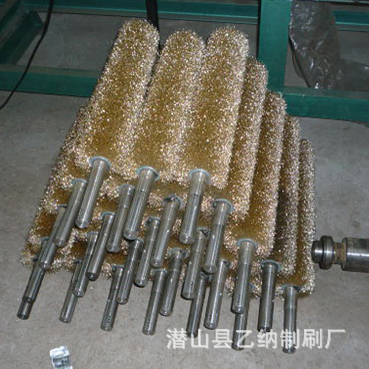 毛刷厂供应金属去毛刺钢丝刷辊 抛光机钢丝辊 除锈钢丝刷辊
