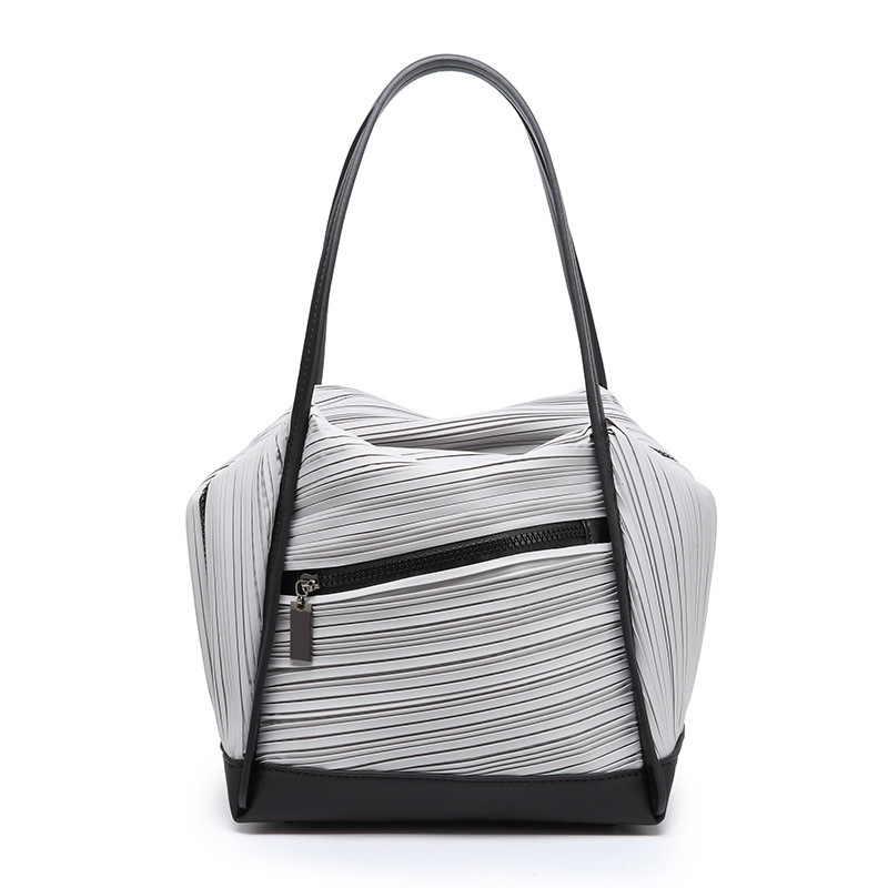 2026 Spring/Summer New Trendy Pleated Bag Korean Style Fashionable Single-Shoulder Women's Handbag 2026 Spring/Summer New Trendy Pleated Bag Korean Style Fashionable Single-Shoulder Women's Handbag