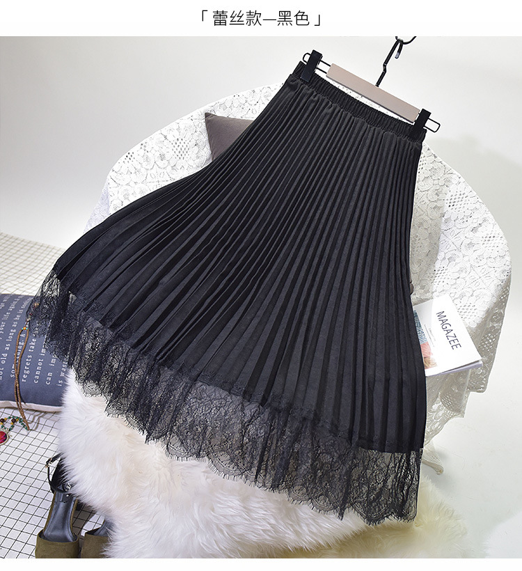 Jupe femme LACE GIRL en Daim - Ref 3330151 Image 34