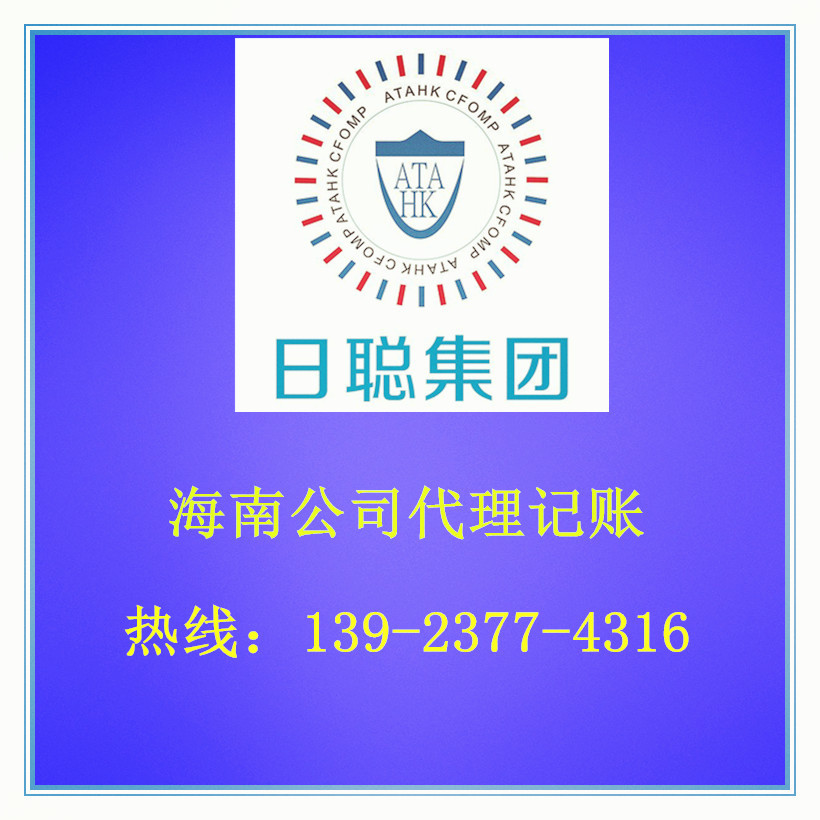 海南公司做账报税  代理记账 海南公司注册海口公司变更 税务咨询