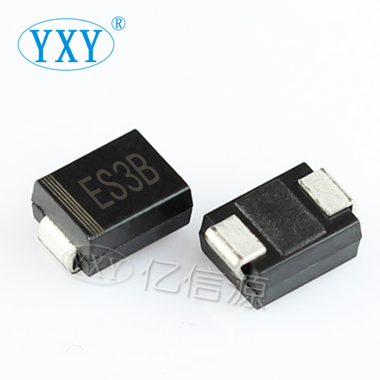 厂家直营 ES3B SMB 贴片ES3BB 3A 100V DO-214AA 特快恢复二极管