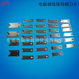 东莞厂家批发 端子机压接刀片 DC53材质 优质220剥线机钨钢刀片
