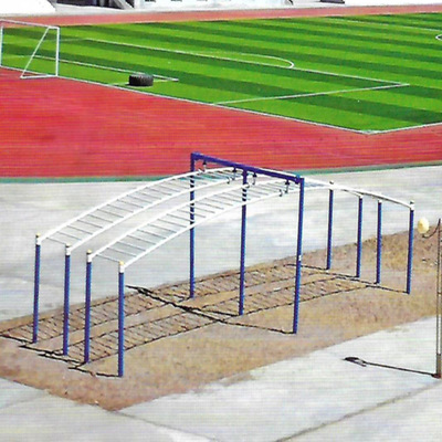 特警五项110米跑道设施 公安特警八项障碍器材体技能训练弧形云梯|ru