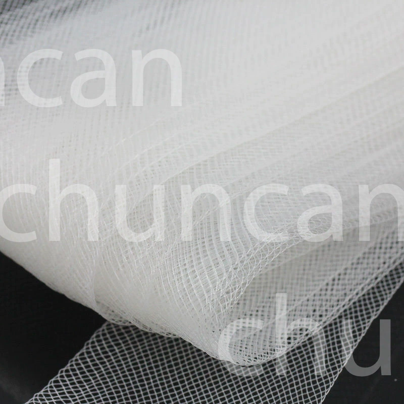 4cm elastic stretch mesh with horsehair fishbone tulle wedding Latin dance headpiece accessory