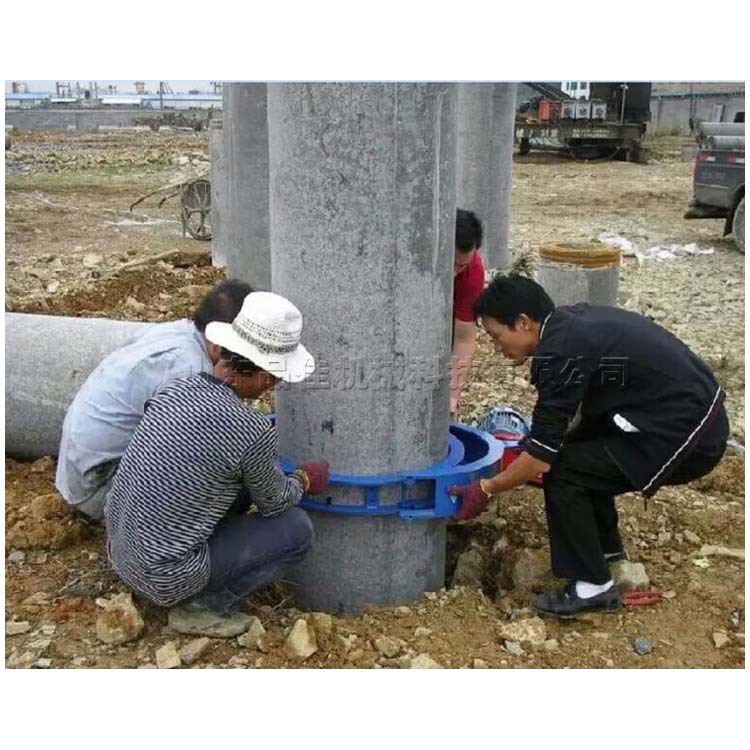 护栏抱箍切桩机 实心水泥柱子切割机 供应 护栏水泥桩切平去除机