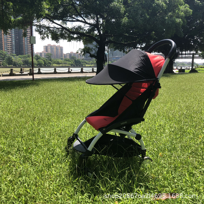 厂家直供yoya婴儿推车遮阳蓬罩夏季伞车通用全罩顶蓬防紫外线顶棚 阿里巴巴