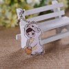 Double-sided cartoon acrylic keychain