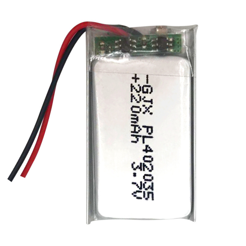 锂電池402035電子鎖電池220mAh計步器聚合物電池3.7V支持 定做