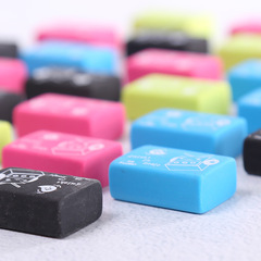 Student Exam Eraser, Korean Cartoon 4B Colored Rubber, Educational Supplies, Soft and Easy to Erase Stationery, Wholesale