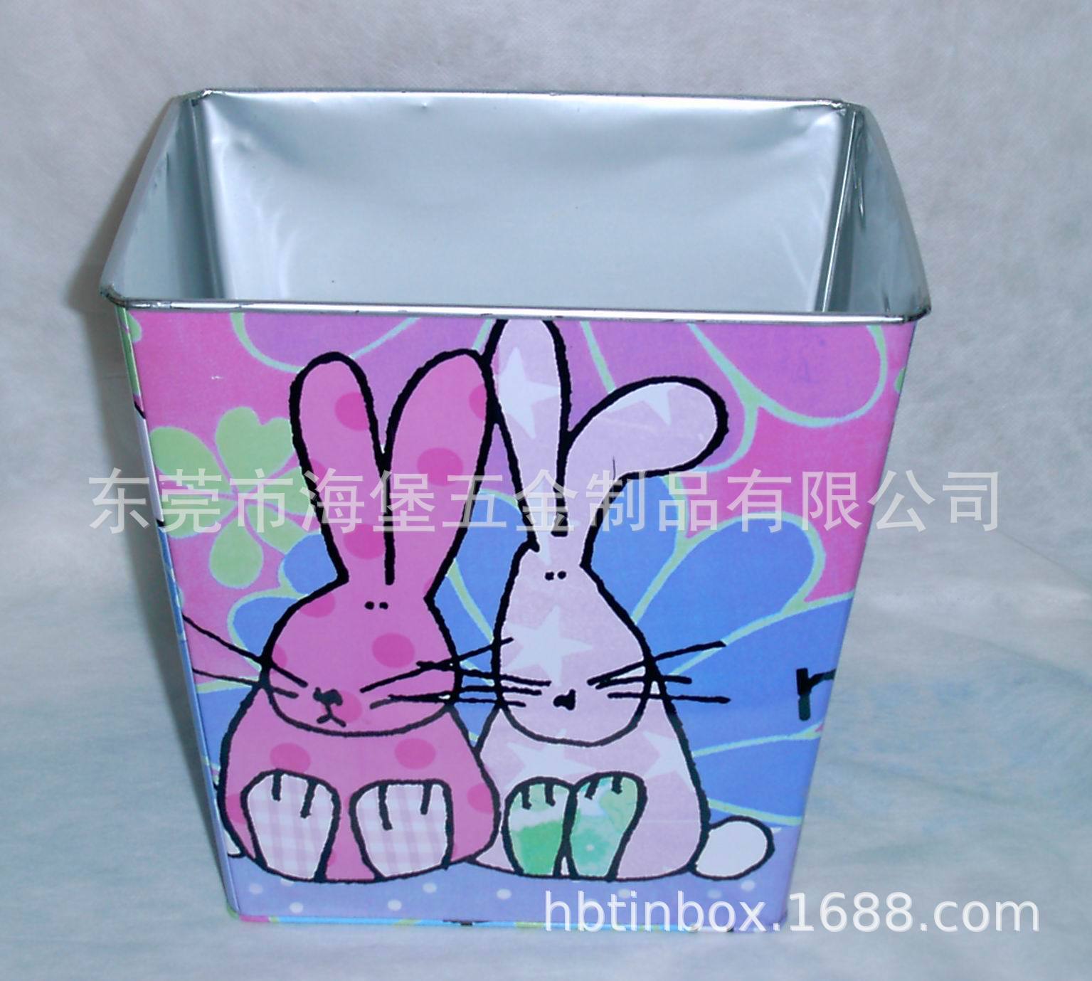 厂家定制马口铁垃圾桶 铁桶 储物桶 日用垃圾桶