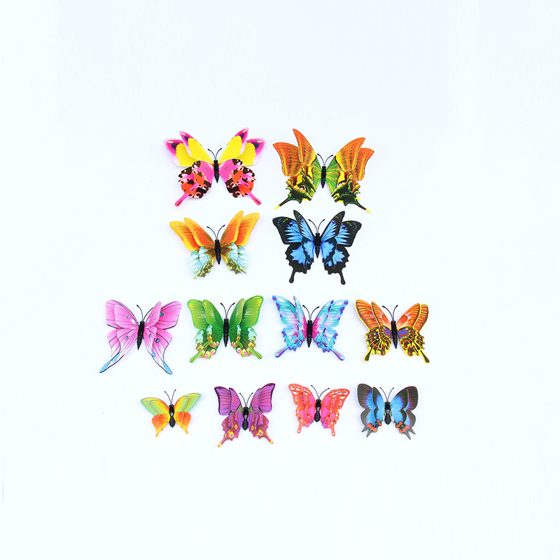 Three-dimensional Butterfly Wall Sticker 12 Pieces Set display picture 7