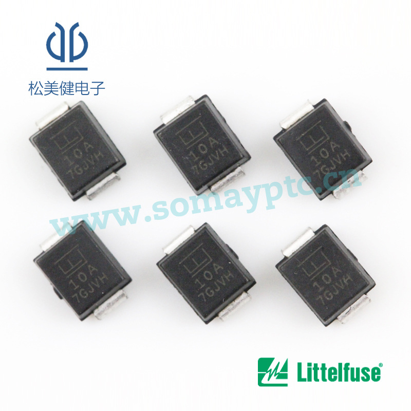 P6SMB10A   原装Littelfuse TVS瞬抑二极管 DO-214AA封装