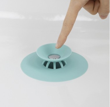 Deodorant floor drain cover, drain plug, sink plug, pool plug, sewer filter, press floor drain