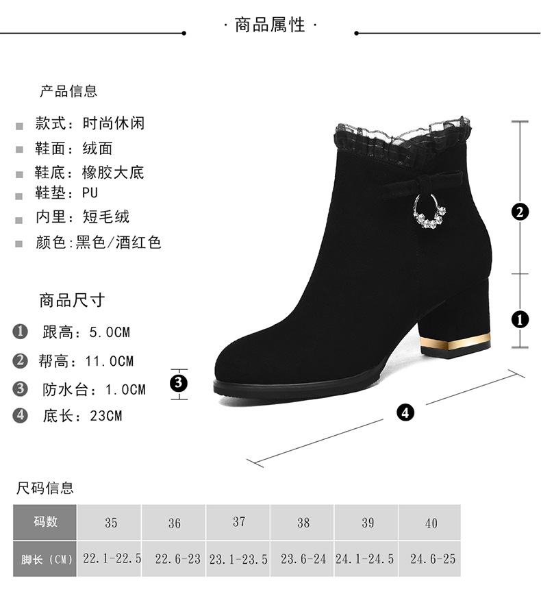 Bottes femme en PU artificiel - Ref 3355562 Image 4