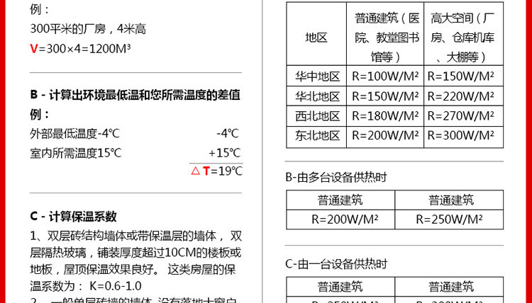 跨境外贸15KW380V三相电工业大功率暖风机取暖器推车 移动热风机详情图15