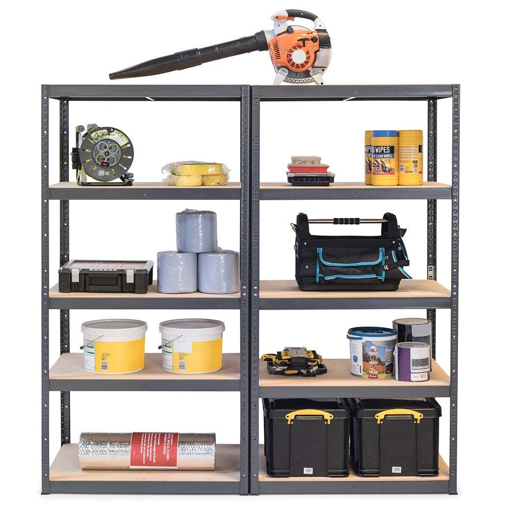 外贸工厂生产支持美金人民币五层喷塑175kg载重货架