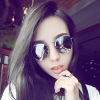 Retro trend sunglasses, fashionable glasses solar-powered, European style