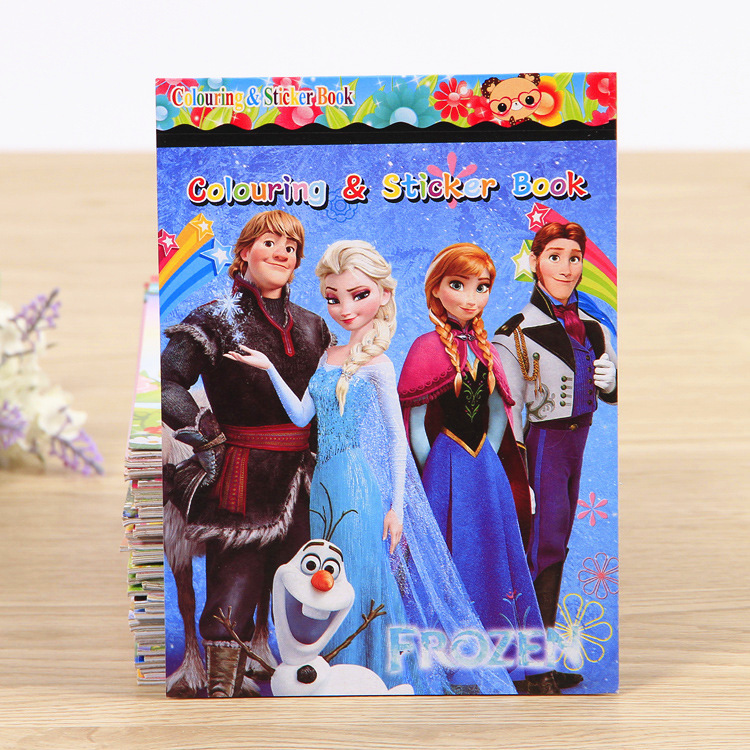 Factory wholesale trumpet Colouring book Two-in-one diy children Cartoon comic Picture this The painting