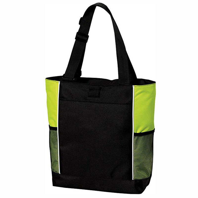 笔插肩带可调节手提袋 600D牛津布印刷购物手提包广告购物袋带