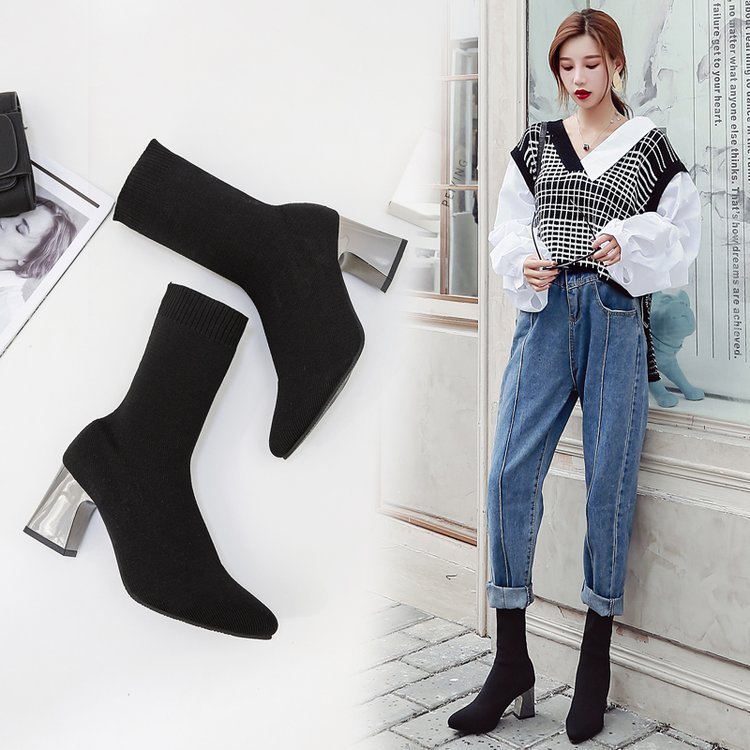 Bottes femme en Tissu - Ref 3355537 Image 19