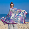 Summer cotton and linen ethnic windshit scarves vacation sun cotar air conditioning big shawl seaside beach towel 2350