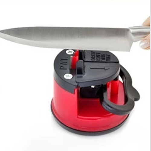 A1479 Home Kitchen Precision Iron Knife Sharpener with Adhesive Cup Knife Sharpening Tool Whetstone Adhesive Positioning Knife Sharpener