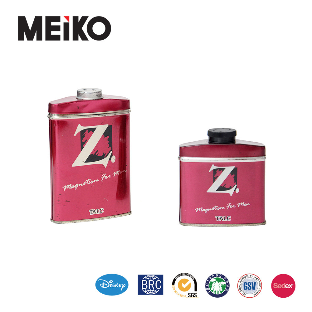 厂家定制马口铁方罐 爽身粉铁罐 马口铁精美通用包装礼品铁盒