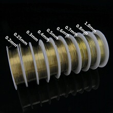 手工造型线材细串珠铜丝丝线引线diy铜丝线材定型蝴蝶结蝴蝶结线