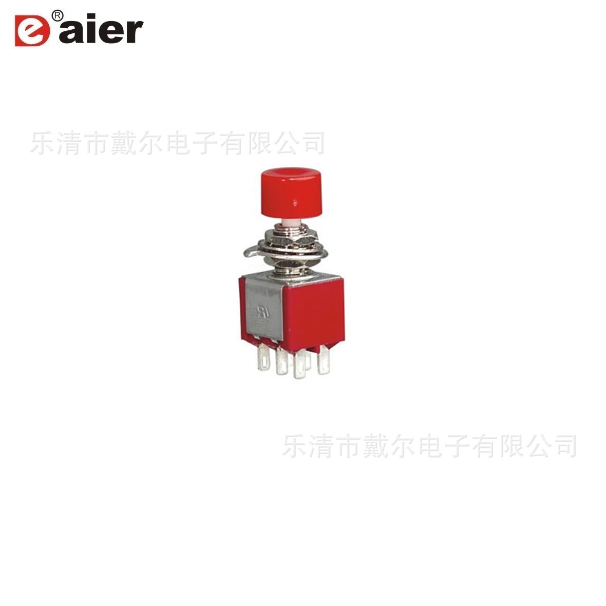 DS-622 DS-623 钮子按钮开关 自锁复位型按钮 6脚按钮