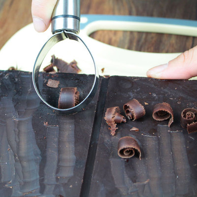 304不锈钢巧克力刨卷刀刨屑刀制作工具蛋糕裱花装饰烘培工具|ms