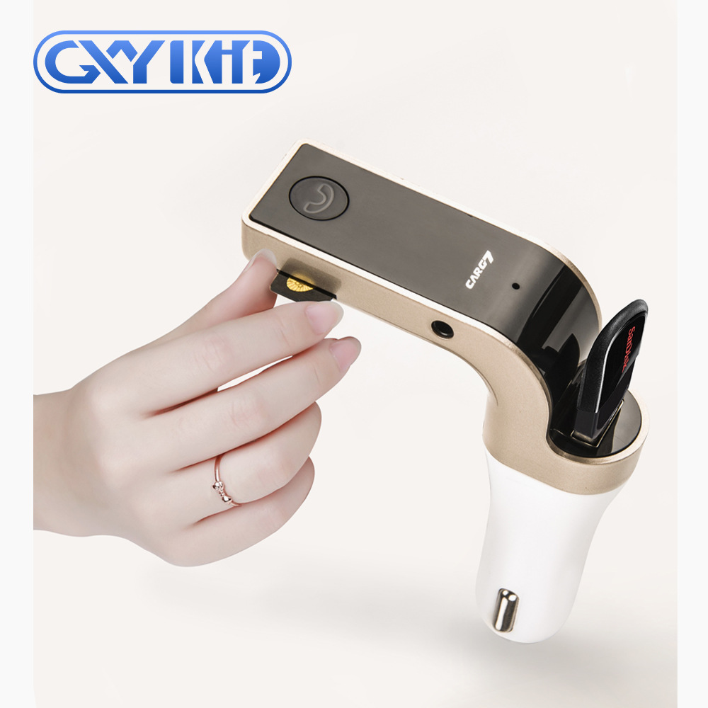 Fabricante coche G7 coche MP3 coche Bluetooth MP3 coche Bluetooth manos libres reproductor FM transmisor