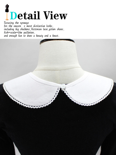 Fake collar Detachable Blouse Dickey Collar False Collar Retro Peter Pan  fake collar lace collar small round collar G