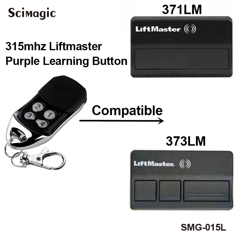 chamberlain liftmaster 315mhz 371lm 373lm 美国车库门遥控器