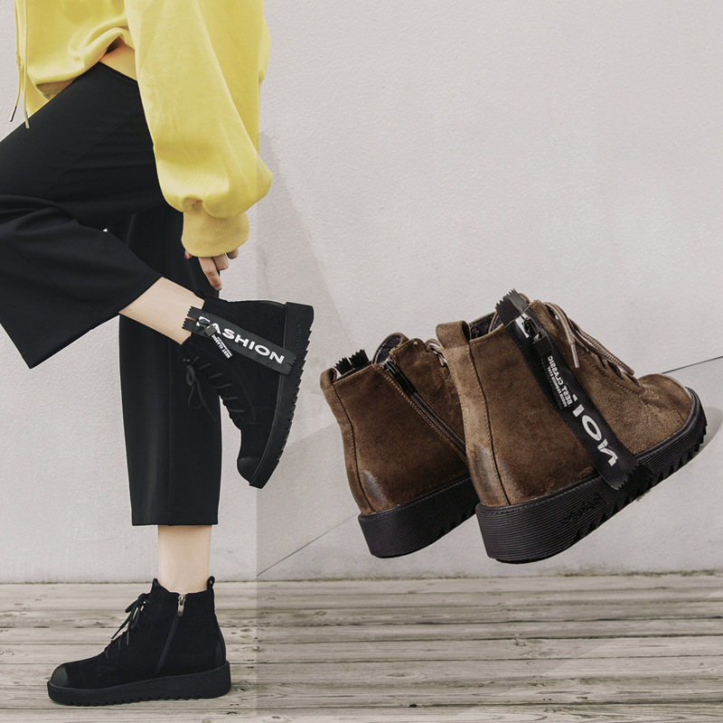 Bottes femme en Daim - Ref 3354243 Image 1