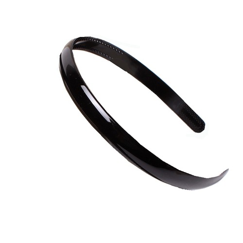 C13 simple basic black toothed headband spray paint scratch-free headband children's hairpin Korean style hair accessory