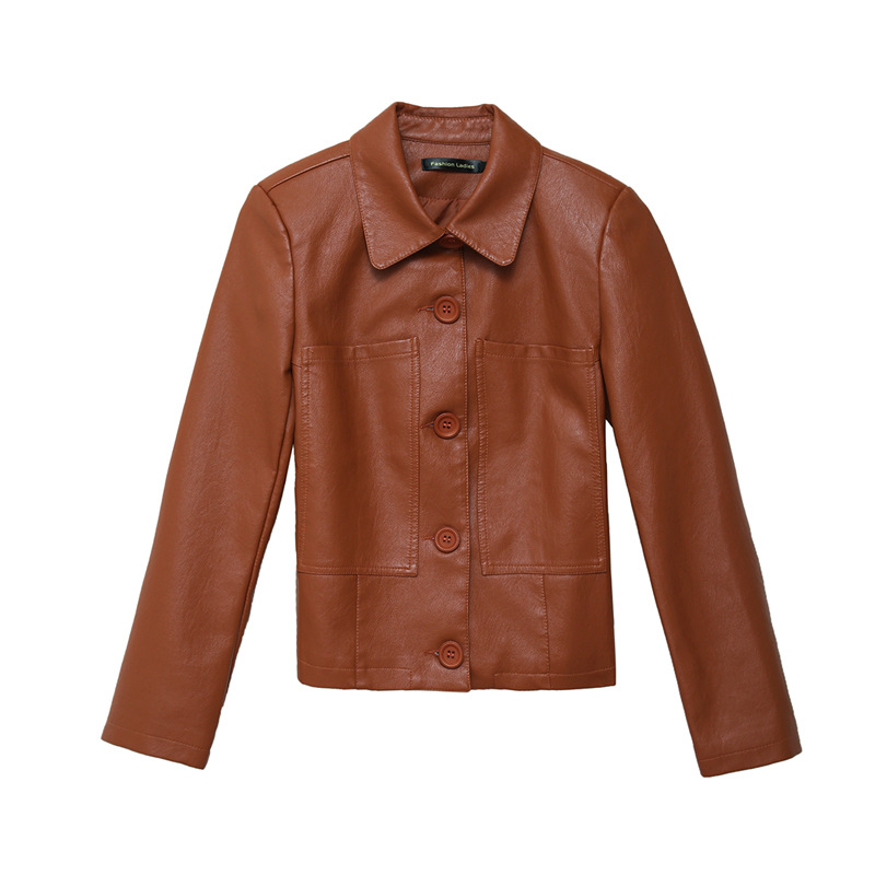 Veste cuir femme en PU - Ref 3447611 Image 5