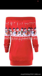 2018 Aliexpress Amazon Explosion Version Christmas Sweatshirt Stylish Trendy Clothing