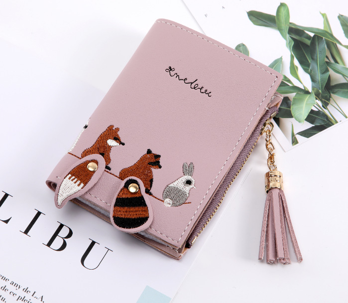 Women's Animal Solid Color Pu Leather Magnetic Buckle Wallets display picture 10